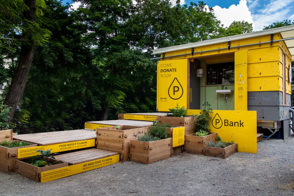P Bank bathroom that transforms pee to fertilizer - Future Proof by The Paulele Hale Organization