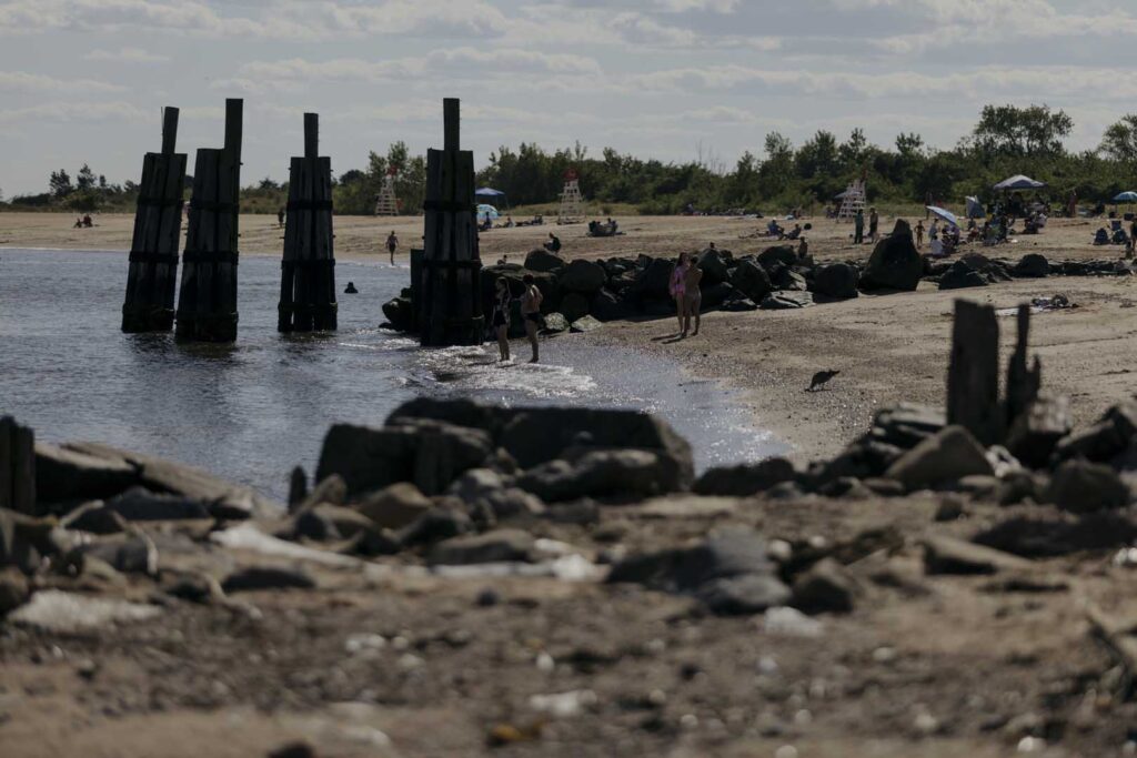 New Dorp Beach area of Staten Island - climatic change